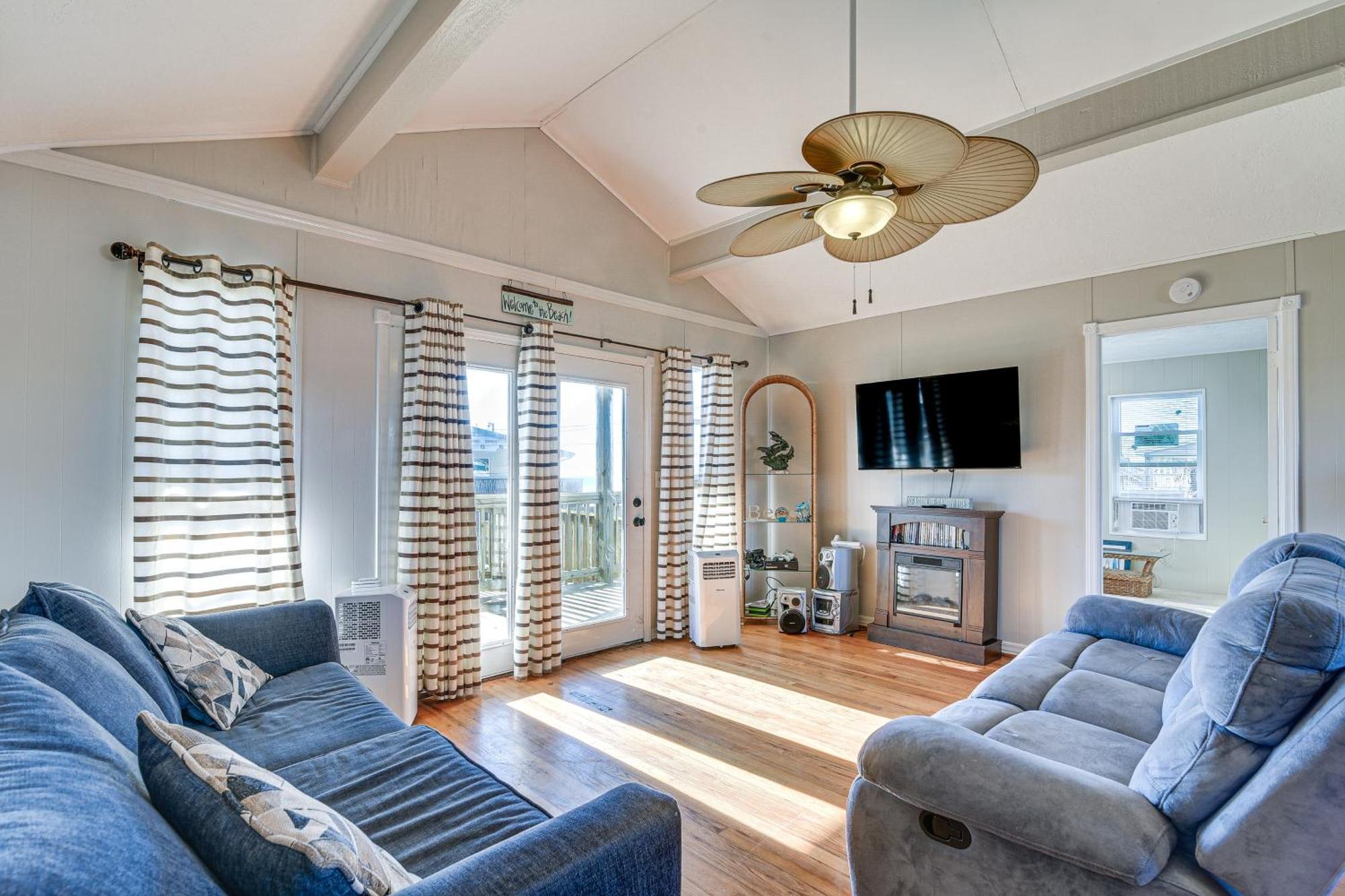 Second-Row Surfside Beach House Newly Renovated! Extérieur photo